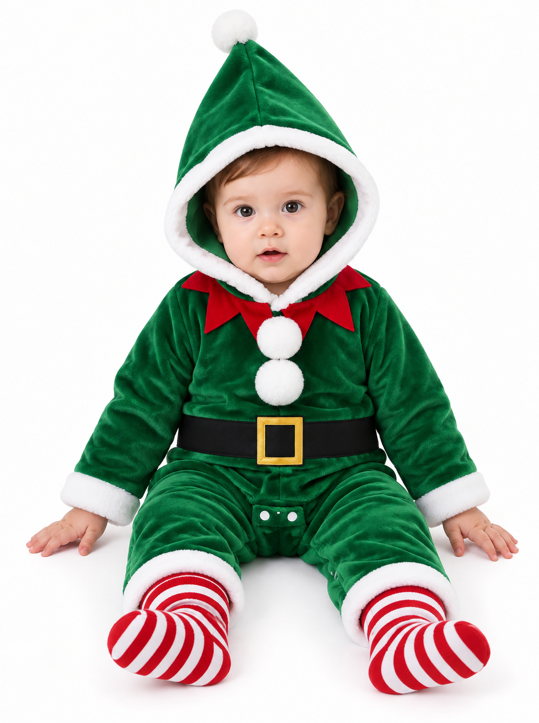 Merry Green™ | Traje Navideño para Bebé